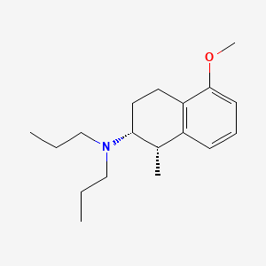 molecular formula C18H29NO.C4H4O4 B1662978 (1S,2R)-5-methoxy-1-methyl-N,N-dipropyl-1,2,3,4-tetrahydronaphthalen-2-amine CAS No. 95999-12-5