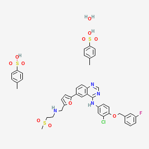 molecular formula C₂₉H₂₆ClFN₄O₄S.2C₇H₈O₃S B1662979 Tykerb CAS No. 388082-78-8