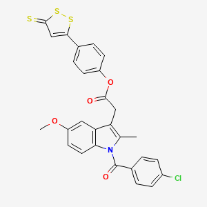 molecular formula C28H20ClNO4S3 B1662987 ATB-343 CAS No. 1000700-26-4
