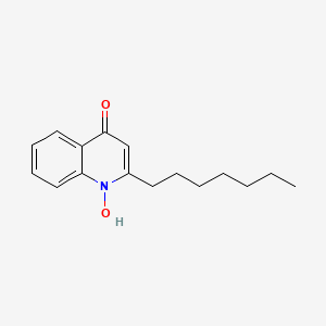 molecular formula C16H21NO2 B1662988 HQNO CAS No. 341-88-8