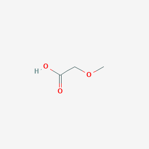 molecular formula C3H6O3 B166299 甲氧基乙酸 CAS No. 625-45-6