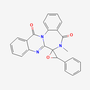 molecular formula C24H17N3O3 B1662997 苯并马尔文 C CAS No. 157047-98-8