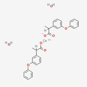 molecular formula C30H30CaO8 B1663002 Fenoprofen calcium CAS No. 53746-45-5