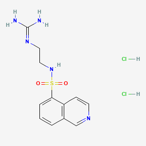 molecular formula C12H17Cl2N5O2S B1663004 N-(2-Guanidinoethyl)-5-isoquinolinesulfonamide CAS No. 91742-10-8