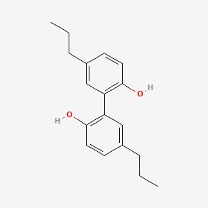 molecular formula C18H22O2 B1663017 Tetrahydromagnolol CAS No. 20601-85-8