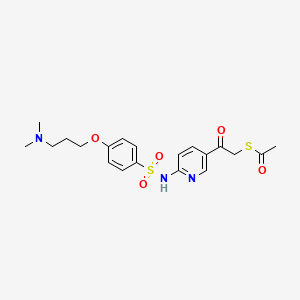 molecular formula C20H25N3O5S2 B1663023 KD 5170 CAS No. 940943-37-3