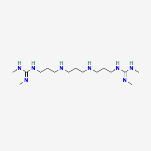 molecular formula C15H36N8 B1663026 1-[3-[3-[3-[(N,N'-dimethylcarbamimidoyl)amino]propylamino]propylamino]propyl]-2,3-dimethylguanidine CAS No. 927019-63-4