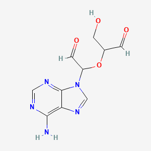 molecular formula C10H11N5O4 B1663027 Adenosine dialdehyde CAS No. 34240-05-6