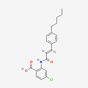 molecular formula C21H22ClNO3 B1663043 ONO-RS-082 CAS No. 99754-06-0