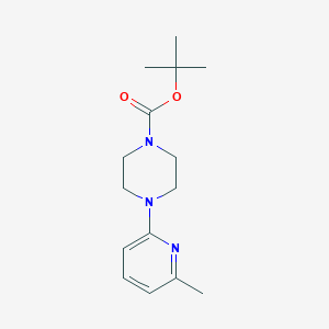 molecular formula C15H23N3O2 B166305 4-Boc-1-(6-甲基-2-吡啶基)哌嗪 CAS No. 127188-33-4