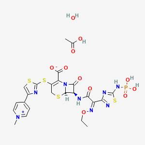 molecular formula C24H27N8O11PS4 B1663062 Teflaro CAS No. 866021-48-9