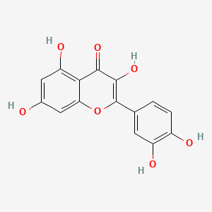 molecular formula C15H10O7 B1663063 槲皮素 CAS No. 17-39-5