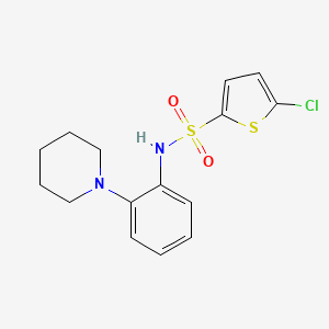 molecular formula C15H17ClN2O2S2 B1663071 SF-22 CAS No. 746609-35-8