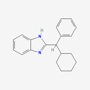 1H-Benzimidazole, 2-(cyclohexylphenylmethyl)-