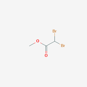 molecular formula C3H4Br2O2 B166308 Methyl dibromoacetate CAS No. 6482-26-4