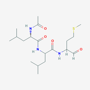 molecular formula C₁₉H₃₅N₃O₄S B1663084 ALLM (Calpain Inhibitor) CAS No. 136632-32-1