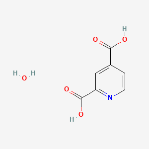 molecular formula C7H7NO5 B1663086 2,4-Pyridinedicarboxylic acid monohydrate CAS No. 207671-42-9