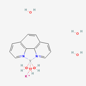 molecular formula K[VO(O₂)₂C₁₂H₈N₂].3H₂O B1663088 Bpv(phen) CAS No. 42494-73-5