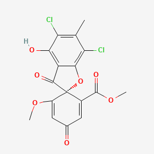 molecular formula C₁₇H₁₂Cl₂O₇ B1663089 Geodin CAS No. 427-63-4