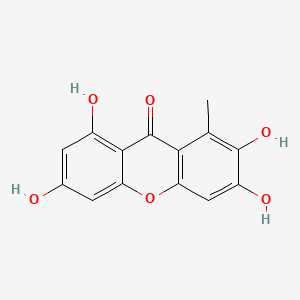 molecular formula C14H10O6 B1663091 2,3,6,8-Tetrahydroxy-1-methylxanthone CAS No. 548740-86-9