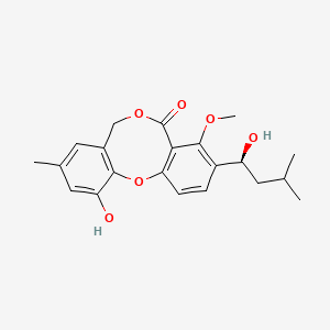 molecular formula C₂₁H₂₄O₆ B1663092 Penicillide CAS No. 55303-92-9