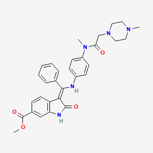 molecular formula C31H33N5O4 B1663095 Nintedanib CAS No. 928326-83-4