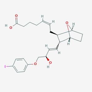 molecular formula C23H29IO5 B166311 (Z)-7-[(1S,2R,3R,4R)-3-[(E,3R)-3-hydroxy-4-(4-iodophenoxy)but-1-enyl]-7-oxabicyclo[2.2.1]heptan-2-yl]hept-5-enoic acid CAS No. 128719-90-4
