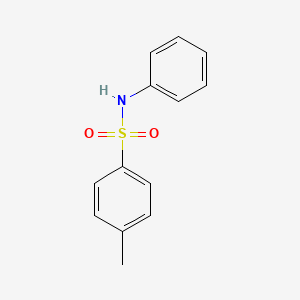 molecular formula C13H13NO2S B1663110 4-methyl-N-phenylbenzenesulfonamide CAS No. 68-34-8