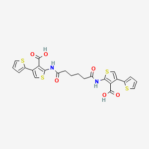 molecular formula C24H20N2O6S4 B1663112 TM5007 