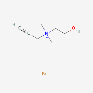molecular formula C7H14BrNO B1663125 Propargylcholine bromide CAS No. 111755-76-1