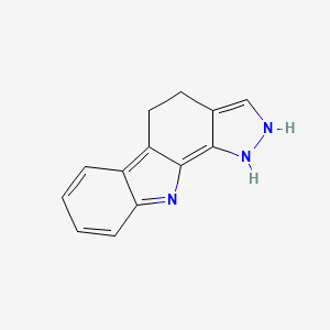 molecular formula C13H11N3 B1663134 1,2,4,5-四氢吡唑并[3,4-a]咔唑 CAS No. 169136-33-8