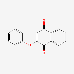 molecular formula C16H10O3 B1663138 2-Phenoxynaphthalene-1,4-dione CAS No. 220459-72-3