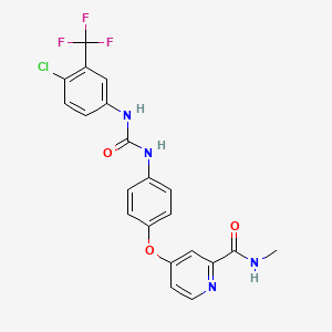 molecular formula C21H16ClF3N4O3 B1663141 Sorafenib CAS No. 100012-18-8