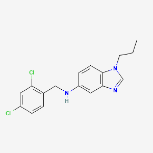 molecular formula C17H17Cl2N3 B1663142 C215 