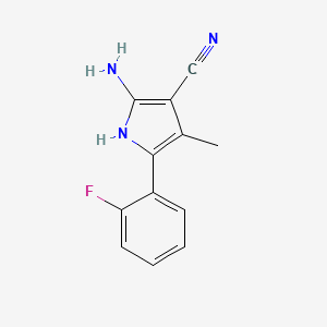 molecular formula C12H10FN3 B1663155 DNS-8254 CAS No. 186033-14-7