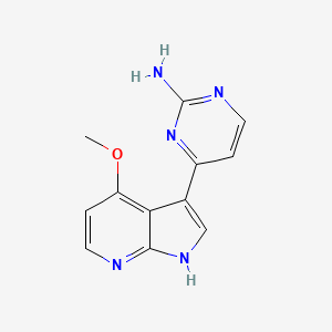 4-(4-Methoxy-1h-Pyrrolo[2,3-B]pyridin-3-Yl)pyrimidin-2-Amine