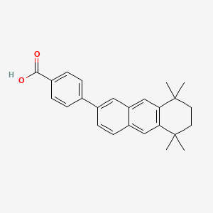 B1663167 4-(5,6,7,8-Tetrahydro-5,5,8,8-tetramethyl-2-anthracenyl)benzoic acid CAS No. 107430-51-3