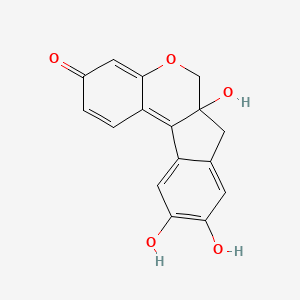 molecular formula C16H12O5 B1663177 Brazilein CAS No. 600-76-0