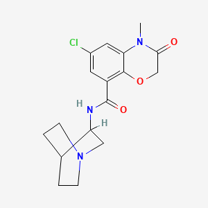 molecular formula C17H20ClN3O3 B1663184 Azasetron CAS No. 123040-69-7