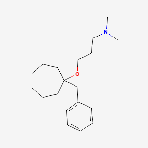molecular formula C₁₉H₃₁NO B1663192 Bencyclane CAS No. 2179-37-5