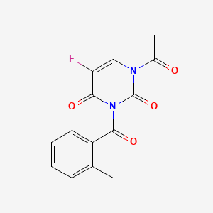 1-Acetyl-3-o-toluyl-5-fluorouracil