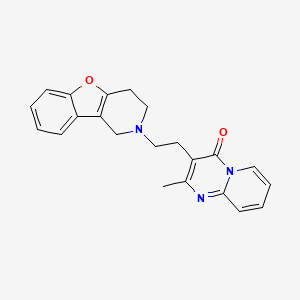molecular formula C₂₂H₂₁N₃O₂ B1663201 Lusaperidone CAS No. 214548-46-6