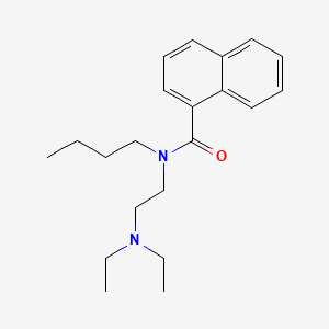 molecular formula C₂₁H₃₀N₂O B1663203 Bunaftine CAS No. 32421-46-8