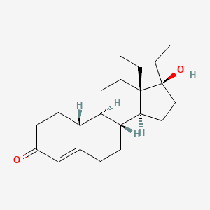molecular formula C₂₁H₃₂O₂ B1663206 Norbolethone CAS No. 797-58-0