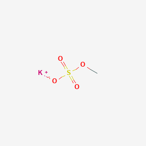 molecular formula CH3KO4S B166321 Potassium methyl sulfate CAS No. 562-54-9