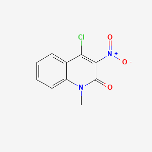 B1663216 4-Chloro-1-methyl-3-nitroquinolin-2(1h)-one CAS No. 79966-13-5