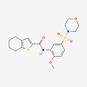 molecular formula C20H24N2O5S2 B1663217 ML186 CAS No. 869469-51-2
