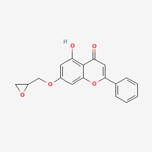 molecular formula C18H14O5 B1663244 MHY336 CAS No. 84858-42-4