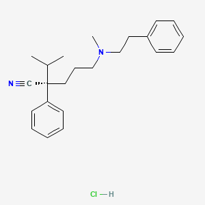 molecular formula C23H31ClN2 B1663246 Levemopamil hydrochloride CAS No. 101238-54-4