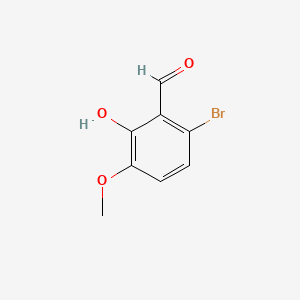 B1663258 6-Bromo-2-hydroxy-3-methoxybenzaldehyde CAS No. 20035-41-0